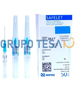 Cateter 22G x 1 NIPRO Caja x 50 Unid 